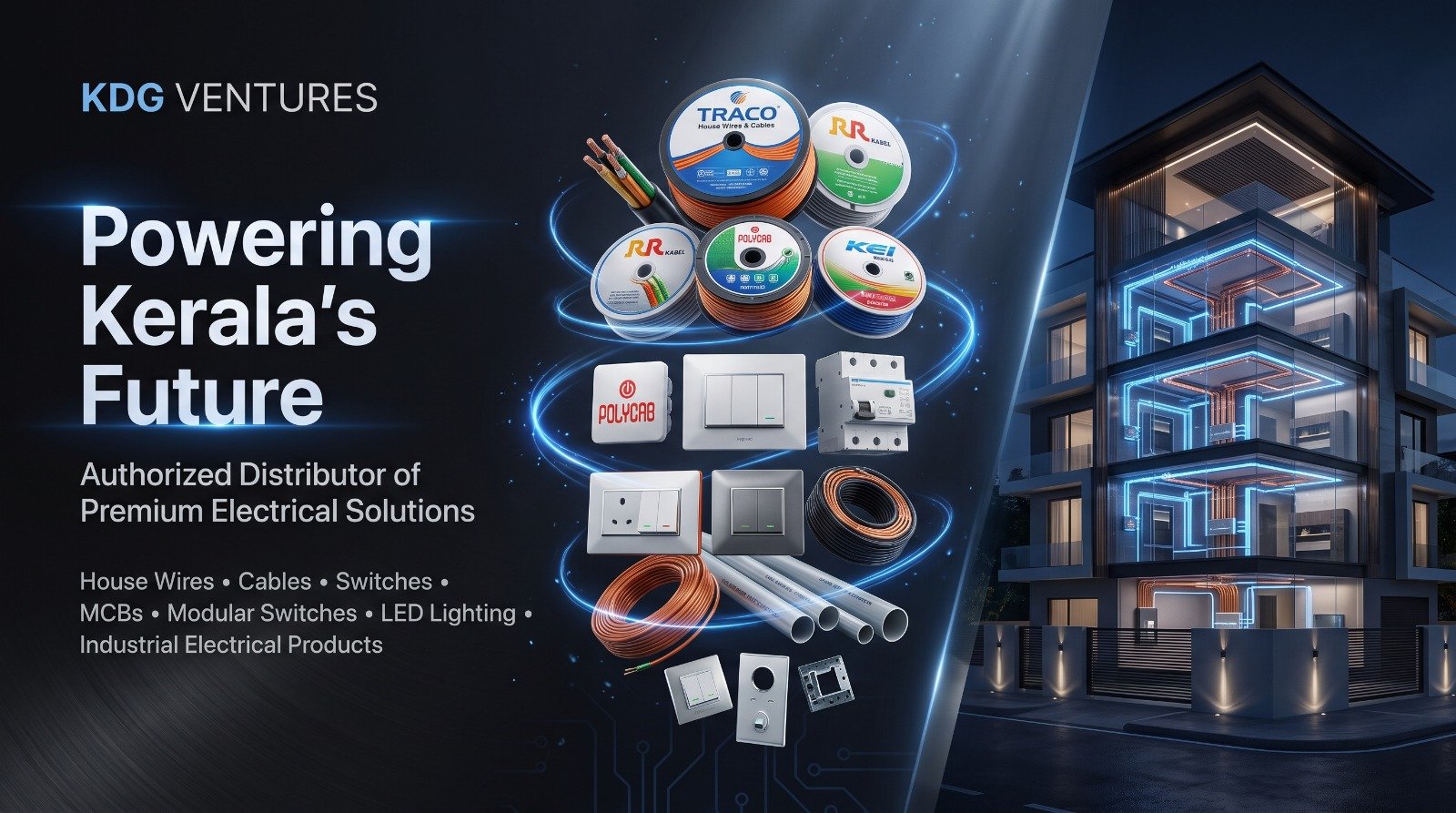 Electrical Wires & Cables Distributor Kerala
